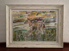 Original 11304 Horse - Painted in 2011 - With frame 72x95cm (28.3x37.4 inches) - Price do not include shipping cost